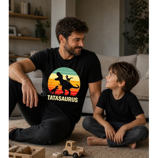 KOSZULKA DLA TATY TATASAURUS NA PREZENT DZIEŃ OJCA