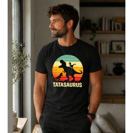 KOSZULKA DLA TATY TATASAURUS NA PREZENT DZIEŃ OJCA