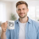 PREZENT NA DZIEŃ TATY  ZESTAW KOSZULKA KUBEK Z IMIENIEM PERSONALIZACJA 330ml