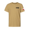 KOSZULKA TSHIRT STRAŻACKA DLA DZIECKA STRAŻ POŻARNA NADRUK PRZÓD TYŁ FLAGA