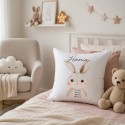 PODUSZKA Z METRYCZKĄ DZIECKA 40×40 CM PAMIĄTKA Z PERSONALIZACJĄ NA PREZENT