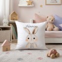 PODUSZKA Z METRYCZKĄ DZIECKA 40×40 CM PAMIĄTKA Z PERSONALIZACJĄ NA PREZENT