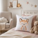 PODUSZKA Z METRYCZKĄ DZIECKA 40×40 CM PAMIĄTKA Z PERSONALIZACJĄ NA PREZENT