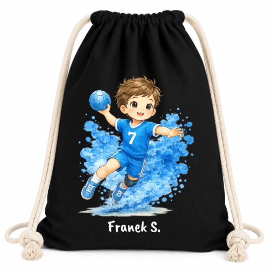 WORKOPLECAK Z IMIENIEM DO ŻŁOBKA SZKOŁY BAWEŁNIANY CZARNY