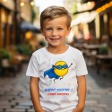 KOSZULKA DZIEŃ KROPKI - SUPER CHŁOPAK Z PERSONALIZACJĄ