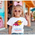 KOSZULKA DZIEŃ KROPKI - SUPER DZIEWCZYNA Z PERSONALIZACJĄ