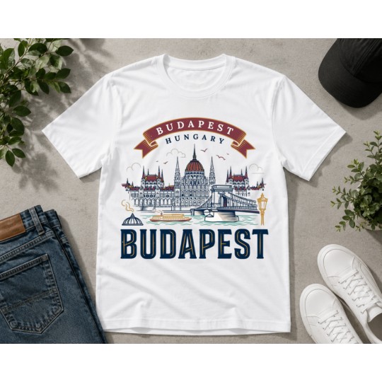 KOSZULKA MĘSKA PODRÓŻNICZA Z NADRUKIEM DOWOLNE MIASTO KRAJ PERSONALIZACJA