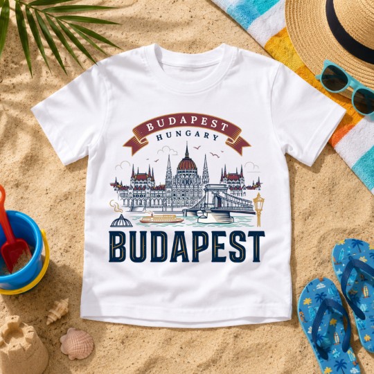 KOSZULKA DZIECIĘCA PODRÓŻNICZA Z NADRUKIEM DOWOLNE MIASTO KRAJ PERSONALIZACJA