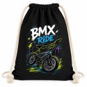 WORKOPLECAK BAWEŁNIANY CZARNY BMX RIDE