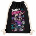 WORKOPLECAK BAWEŁNIANY CZARNY BUNNY STREET