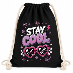 WORKOPLECAK BAWEŁNIANY CZARNY STAY COOL