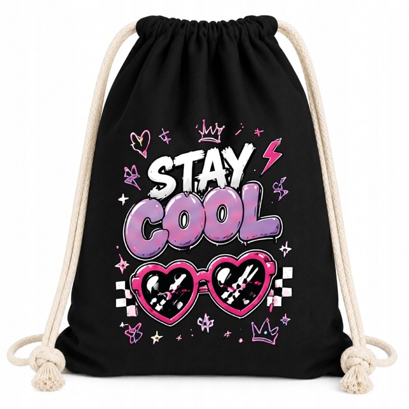 WORKOPLECAK BAWEŁNIANY CZARNY STAY COOL