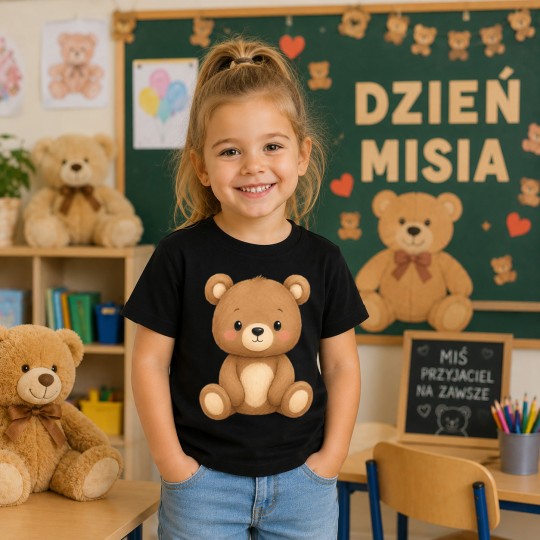 KOSZULKA DZIEŃ MISIA DO PRZEDSZKOLA SZKOŁY DLA CHŁOPCA DZIEWCZYNKI