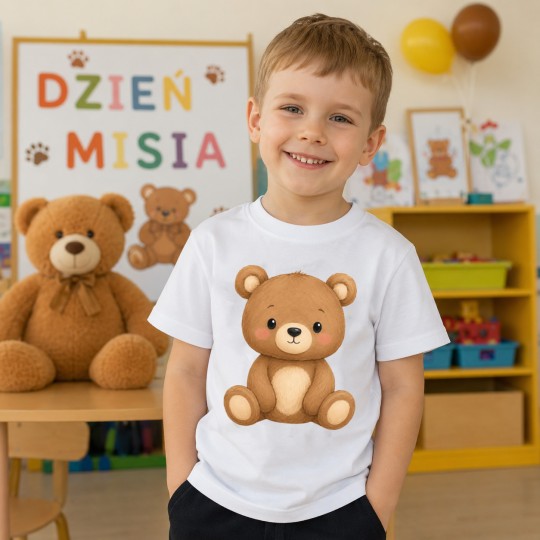 KOSZULKA DZIEŃ MISIA DO PRZEDSZKOLA SZKOŁY DLA CHŁOPCA DZIEWCZYNKI
