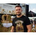 KOSZULKA DOŻYNKOWA MĘSKA Z NADRUKIEM DLA SOŁTYSA ROLNIKA NA DOŻYNKI