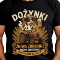 KOSZULKA DOŻYNKOWA MĘSKA Z NADRUKIEM DLA SOŁTYSA ROLNIKA NA DOŻYNKI