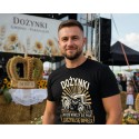 KOSZULKA DOŻYNKOWA MĘSKA Z NADRUKIEM DLA SOŁTYSA ROLNIKA NA DOŻYNKI