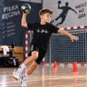 KOSZULKA DZIECIĘCA PIŁKA RĘCZNA HANDBALL CZARNA BAWEŁNIANA