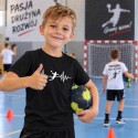 KOSZULKA DZIECIĘCA PIŁKA RĘCZNA HANDBALL CZARNA BAWEŁNIANA