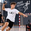 KOSZULKA MĘSKA PIŁKA RĘCZNA HANDBALL BIAŁA BAWEŁNIANA