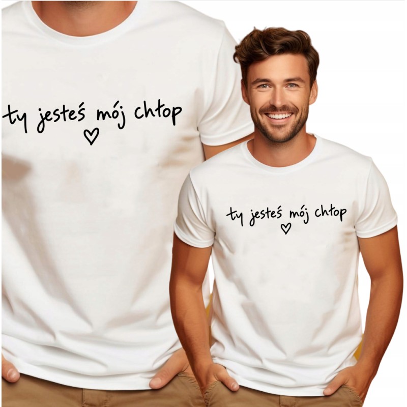 PREZENT DZIEŃ CHŁOPAKA KOSZULKA MĘSKA 1670 TSHIRT ZE ŚMIESZNYM NADRUKIEM
