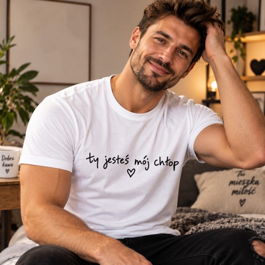 PREZENT DZIEŃ CHŁOPAKA KOSZULKA MĘSKA 1670 TSHIRT ZE ŚMIESZNYM NADRUKIEM