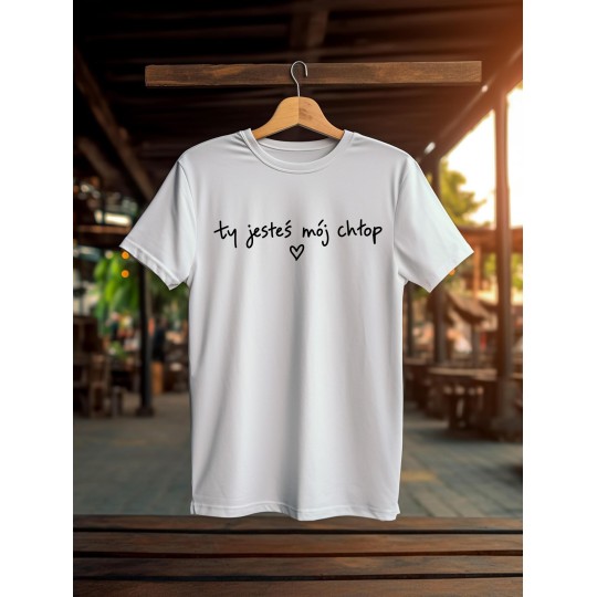 PREZENT DZIEŃ CHŁOPAKA KOSZULKA MĘSKA 1670 TSHIRT ZE ŚMIESZNYM NADRUKIEM