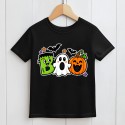 KOSZULKA CZARNA DZIECIĘCA HALLOWEN - BOO