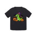 KOSZULKA CZARNA DZIECIĘCA HALLOWEN - DINO