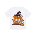 KOSZULKA BIAŁA DZIECIĘCA HALLOWEN - TRICK OR TREAT
