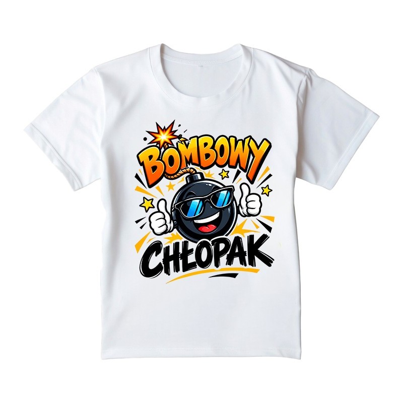KOSZULKA DZIECIĘCA DZIEŃ CHŁOPAKA TSHIRT SUPER CHŁOPAK PREZENT DLA CHŁOPCA