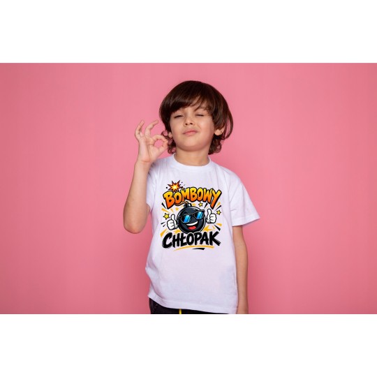 KOSZULKA DZIECIĘCA DZIEŃ CHŁOPAKA TSHIRT SUPER CHŁOPAK PREZENT DLA CHŁOPCA