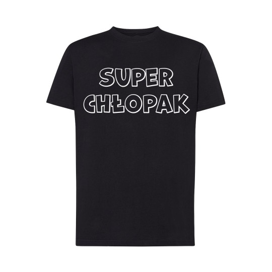 KOSZULKA MĘSKA - DZIEŃ CHŁOPAKA - SUPER CHŁOPAK