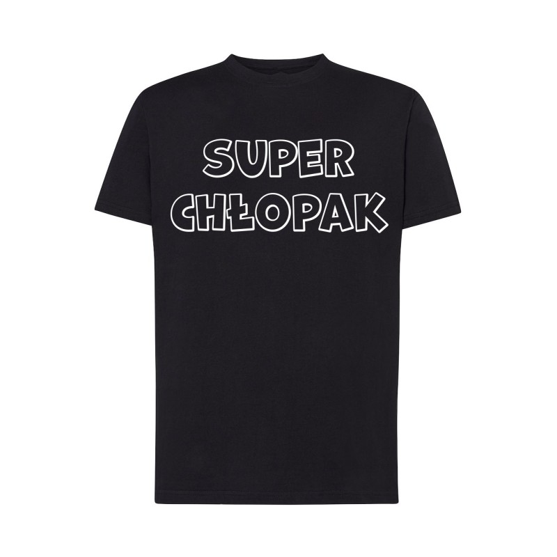KOSZULKA MĘSKA - DZIEŃ CHŁOPAKA - SUPER CHŁOPAK