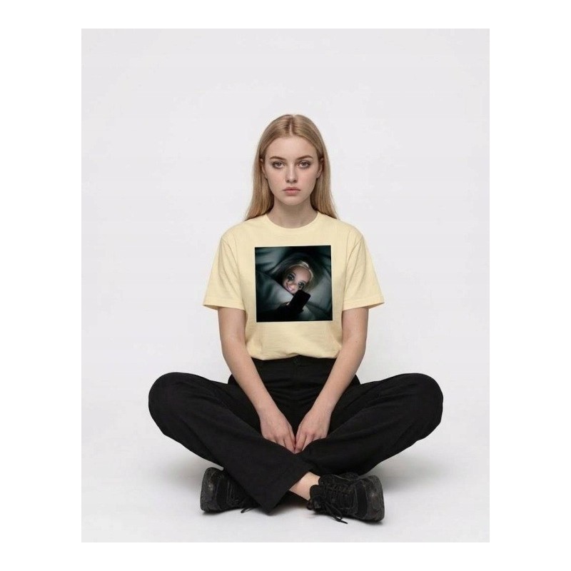 KOSZULKA BUTTERCREAM TSHIRT Z MOTYWEM BARBIE OVERSIZE BAWEŁNA