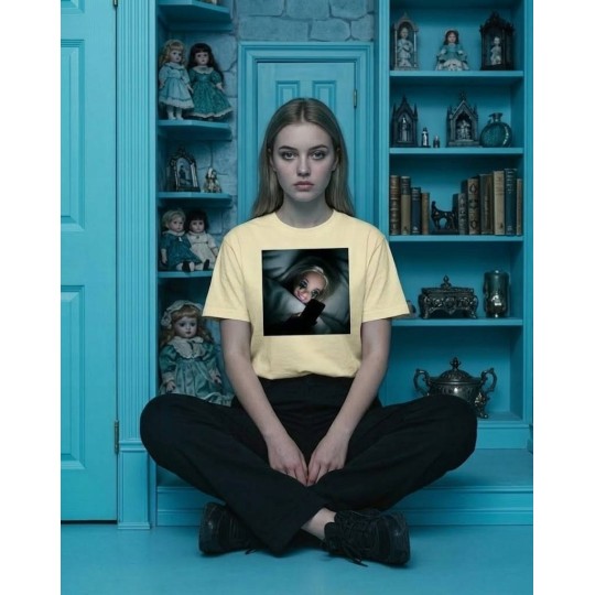 KOSZULKA BUTTERCREAM TSHIRT Z MOTYWEM BARBIE OVERSIZE BAWEŁNA