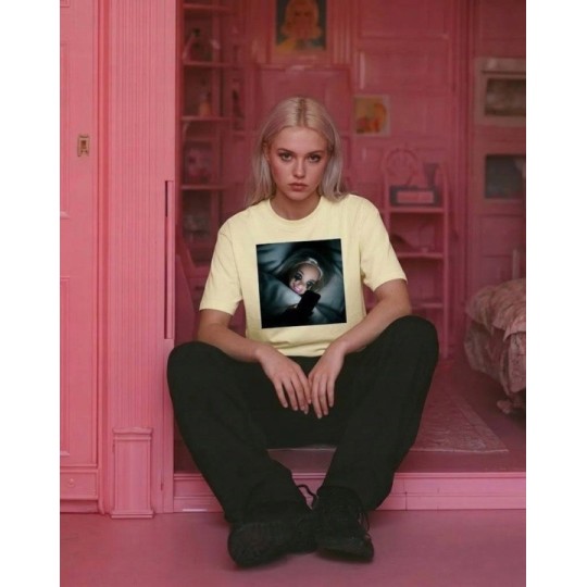 KOSZULKA BUTTERCREAM TSHIRT Z MOTYWEM BARBIE OVERSIZE BAWEŁNA