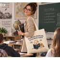 PREZENT DZIEŃ NAUCZYCIELA TORBA DLA PANI PANA OD HISTORII BAWEŁNIANA A4