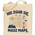 PREZENT DZIEŃ NAUCZYCIELA TORBA DLA PANI PANA OD GEOGRAFII BAWEŁNIANA A4