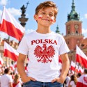 KOSZULKA DZIECIĘCA POLSKA CZERWONY ORZEŁ BIAŁA