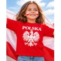 KOSZULKA DZIECIĘCA PATRIOTYZM REPREZENTACJA POLSKI CZERWONA BAWEŁNIANA