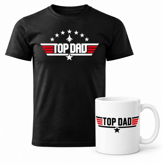 ZESTAW NA PREZENT TOP DAD KUBEK I KOSZULKA