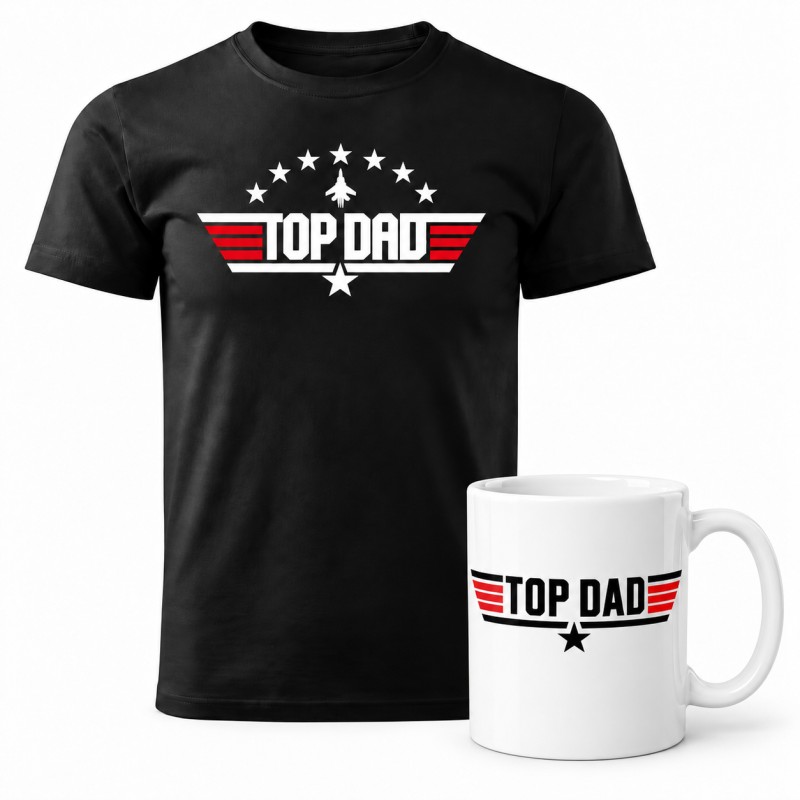 ZESTAW NA PREZENT TOP DAD KUBEK I KOSZULKA