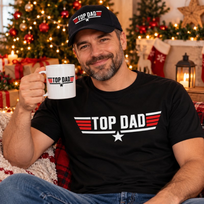 ZESTAW NA PREZENT TOP DAD CZAPKA KUBEK KOSZULKA