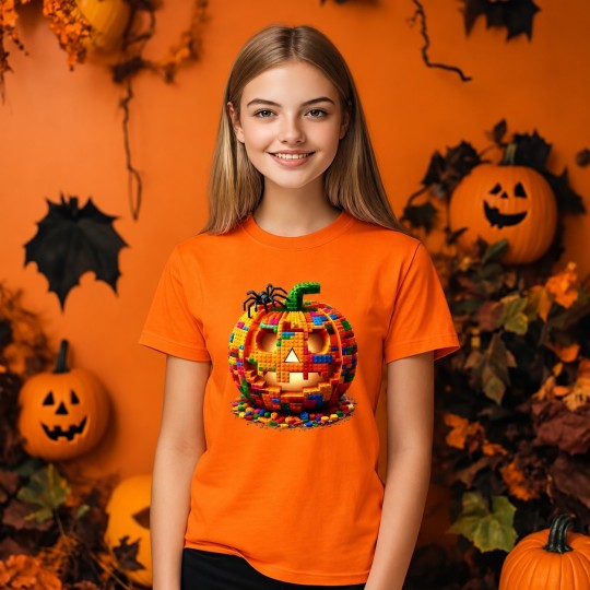 kopia Koszulka Dziecięca Halloween Dzień Dyni Tshirt