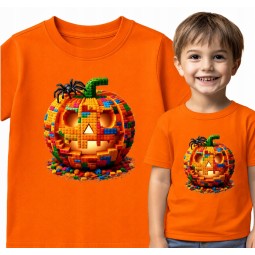 Koszulka Dziecięca Halloween Dzień Dyni Tshirt