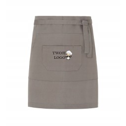 Półdługi Fartuch Gastronomiczny Z Własnym Logo Nadrukiem