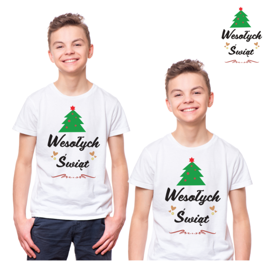 5906700924972 KOSZULKA WESOŁYCH ŚWIĄT DZIECIĘCA 110 cm