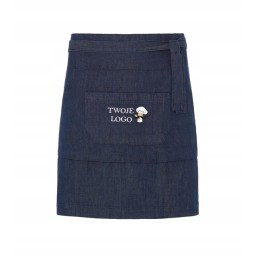 Półdługi Fartuch Gastronomiczny Z Własnym Nadrukiem