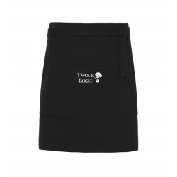 Półdługi Fartuch Gastronomiczny Z Własnym Logo Nadrukiem